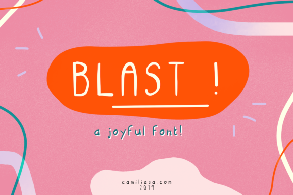 Blast: The Handwritten Font That Brings Friendly Energy to Any Design