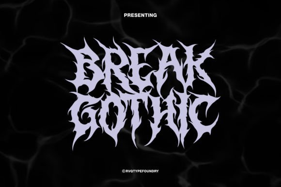 Break Gothic: Raw Power in Your Typography
