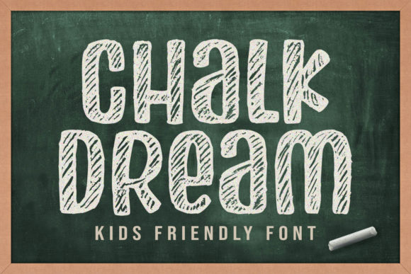 Chalk Dream: A Playful Display Font for Creative Projects