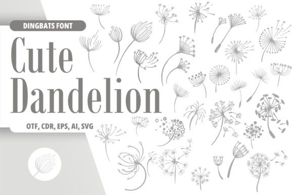Cute Dandelion: A Charming Font for Whimsical Designs