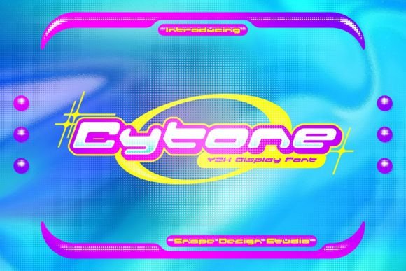 Cytone: A Modern Display Font with Y2K Soul