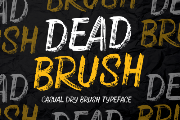 Dead Brush: A Handwritten Font with Timeless Character