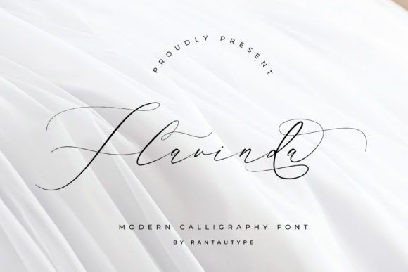Discovering Flavinda: A Handwritten Font for Elegant Projects