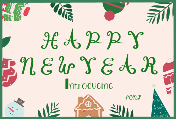 Happy New Year: The Playful Script Font for Creative Projects