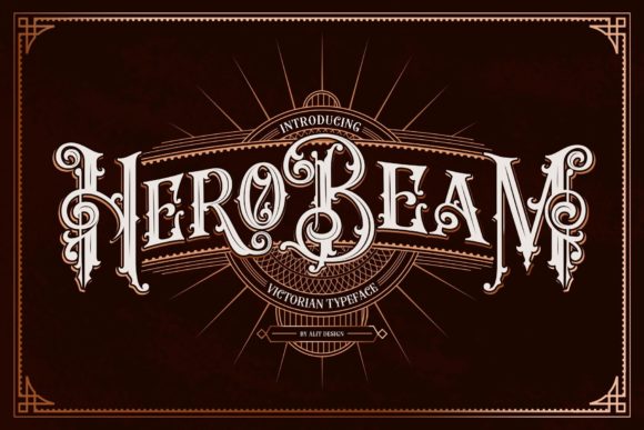 Hero Beam: A Victorian Blackletter with Modern Punch