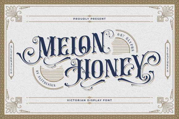Melon Honey: A Blackletter Font for Modern Branding