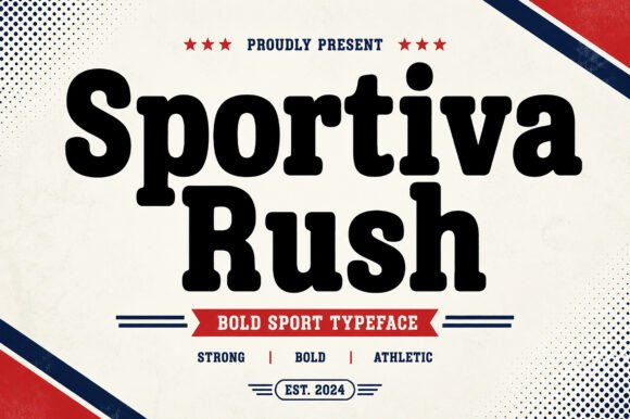 Sportiva Rush: A Typeface with Athletic Grit