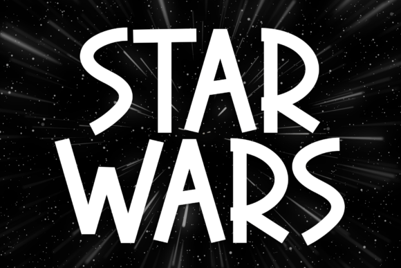 Star Wars: A Display Font for Galactic Impact