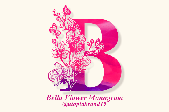 The Artistic Allure of Bella Flower Monogram