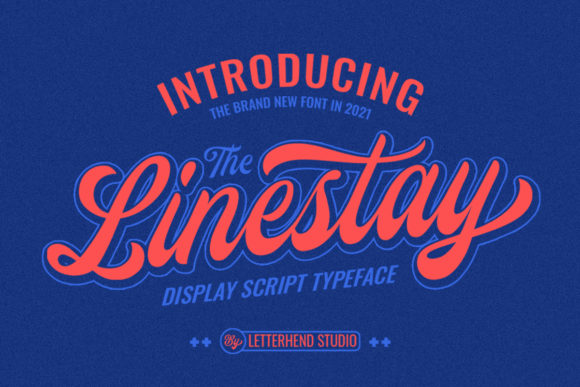 The Linestay: A Vintage Handwritten Font with Bold Character
