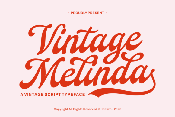Vintage Melinda: A Script for Timeless Elegance