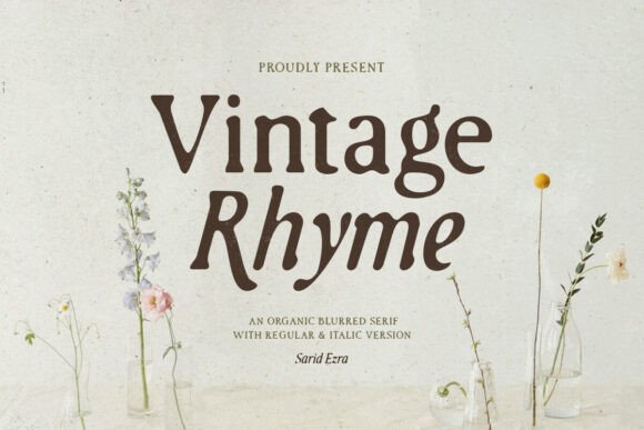 Vintage Rhyme: The Natural Serif for Authentic Design